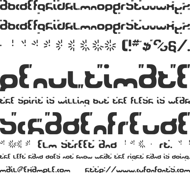 SilverStream font preview