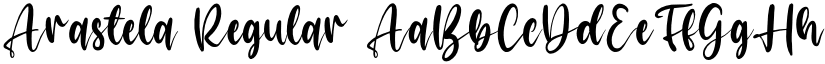 Arastela Regular font