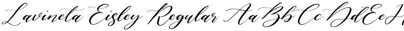Lavineta Eisley Regular font