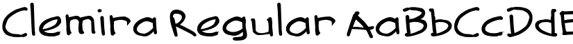 Clemira Regular font