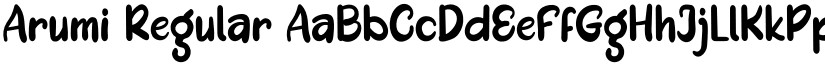 Arumi Regular font
