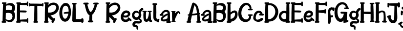 BETROLY font download