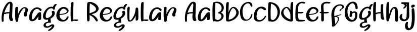 Aragel font download