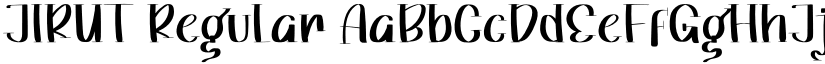 JIRUT Regular font