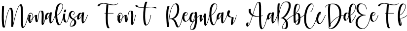 Monalisa Font Regular font