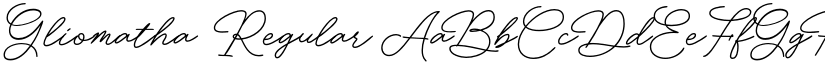 Gliomatha Regular font