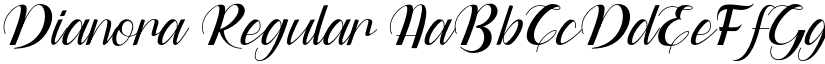 Dianora Regular font