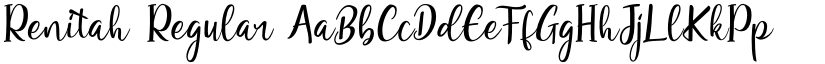 Renitah Regular font