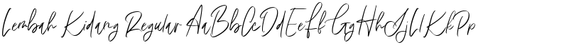 Lembah Kidang Regular font