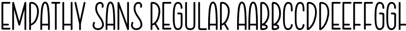 Empathy Sans Regular font