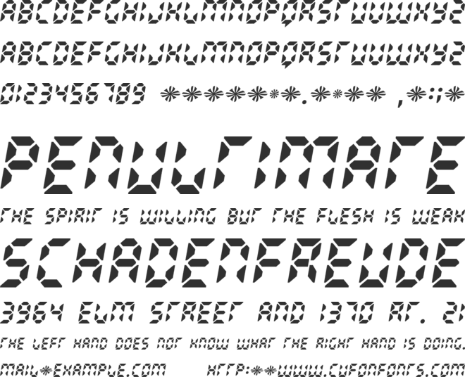 Radioland font preview