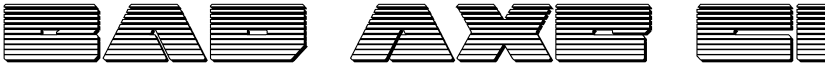 Bad Axe Chrome Regular font