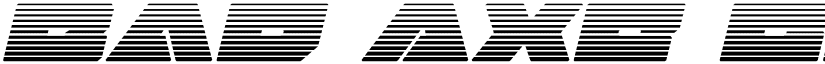 Bad Axe Gradient Italic Italic font
