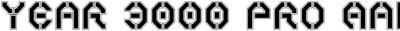 Year 3000 Pro font