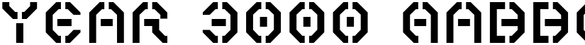 Year 3000 font