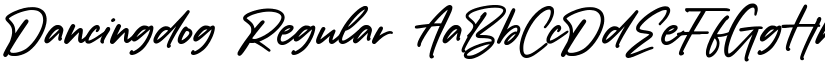 Dancingdog Regular font