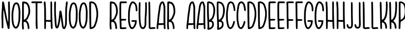 NORTHWOOD Regular font