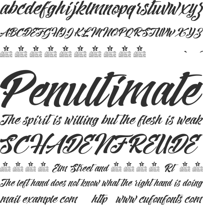 Mind Rescue Personal Use font preview