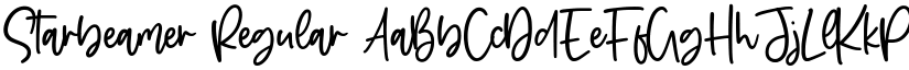 Starbeamer Regular font