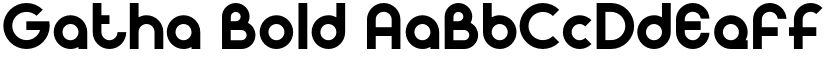 Gatha Bold font