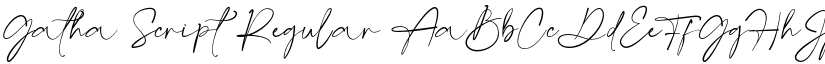 Gatha Script Regular font