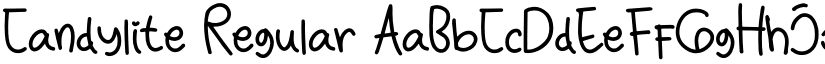 Candylite Regular font