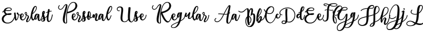 Everlast Personal Use font download