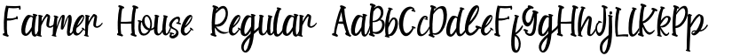 Farmer House Regular font