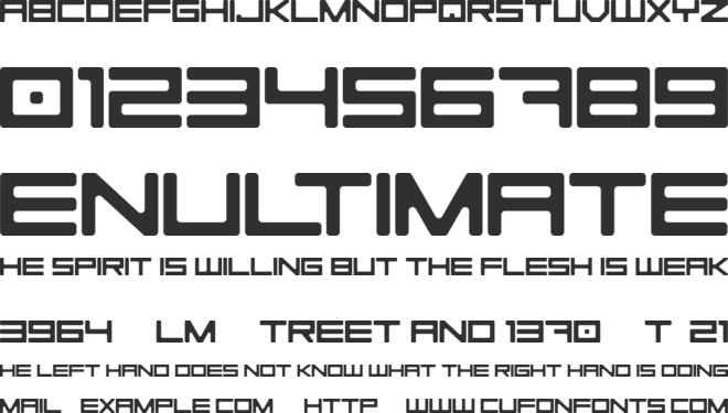 Basica font preview