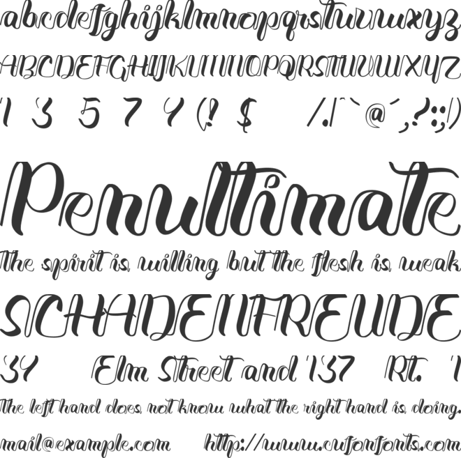 Arashveti font preview