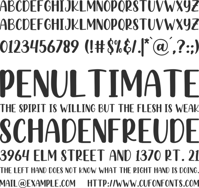 Hashed Browns font preview