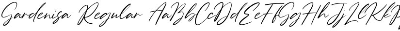 Gardenisa Regular font