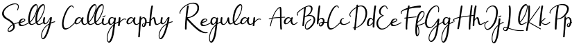 Selly Calligraphy Regular font