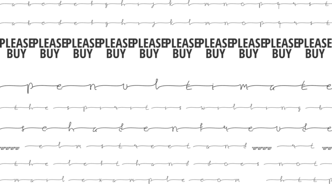 Natuna PERSONAL USE ONLY font preview