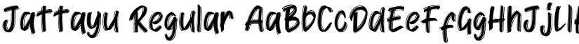 Jattayu Regular font