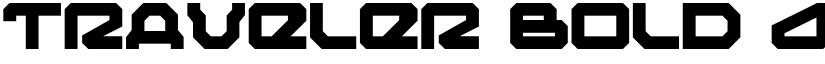 Traveler Bold font