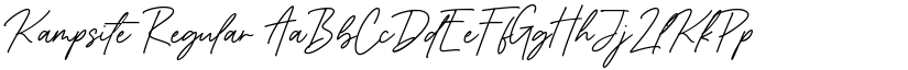 Kampsite Regular font