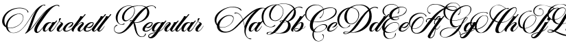 Marchell Regular font