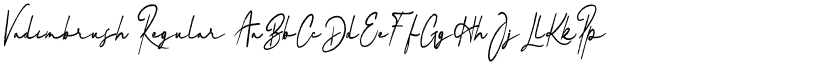 Vadimbrush Regular font