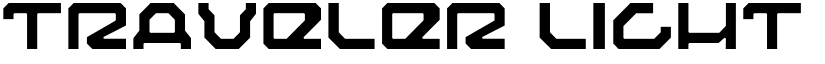 Traveler Light font