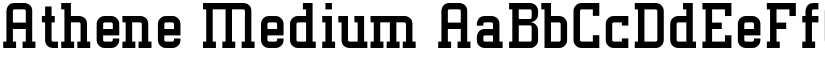 Athene Medium font