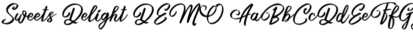 Sweets Delight DEMO font