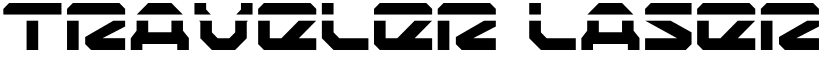 Traveler Laser font