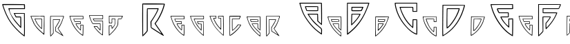 Gorest Regular font