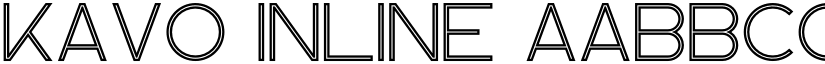 Kavo Inline font
