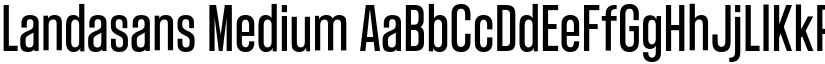 Landasans Medium font