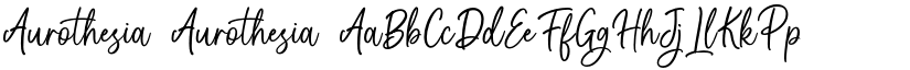 Aurothesia Aurothesia font