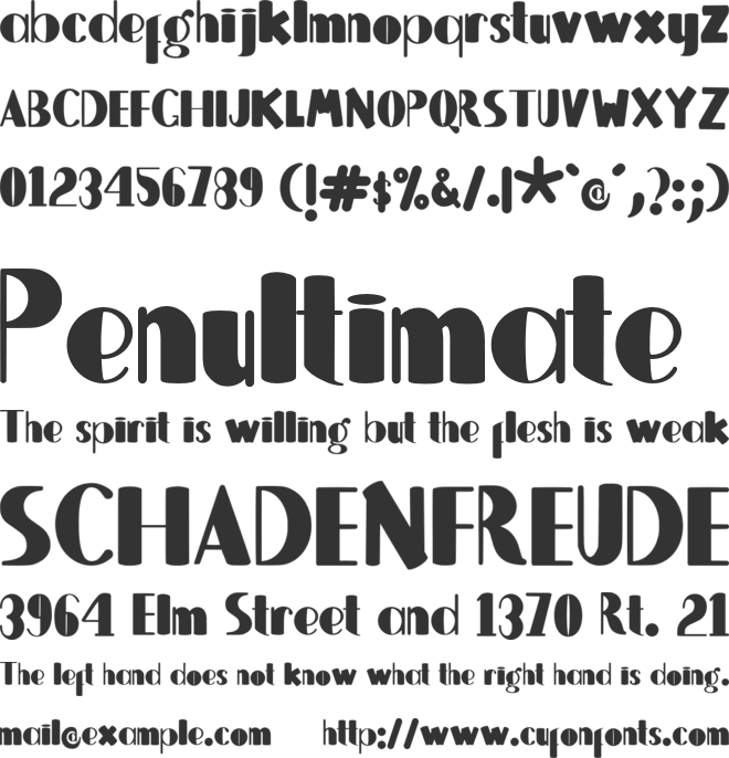 Brightier font preview