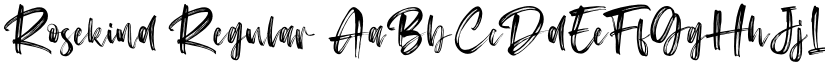 Rosekind Regular font