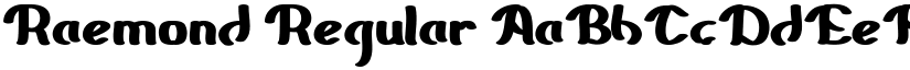 Raemond font download